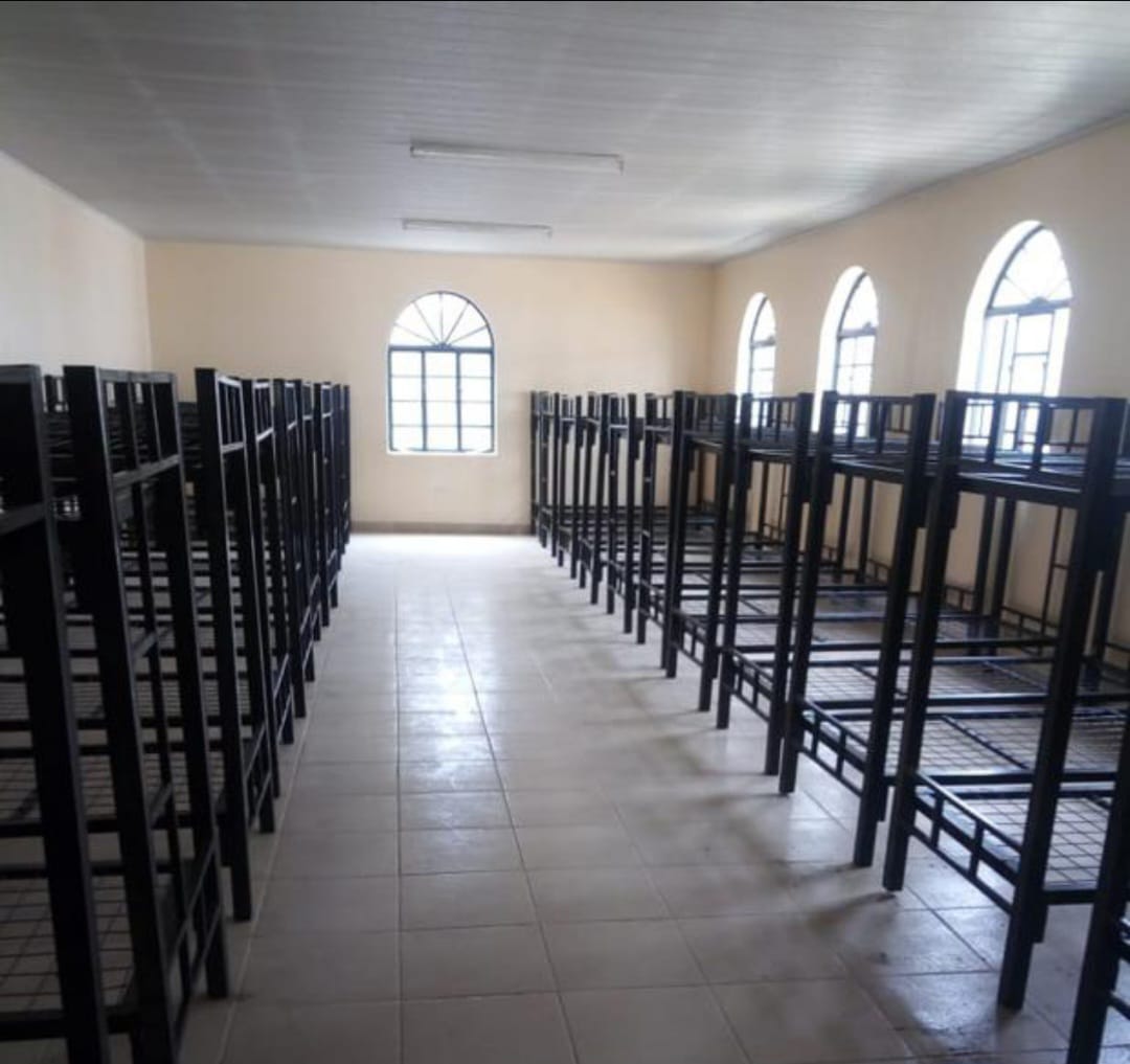 Metallic School Double Decker Bed